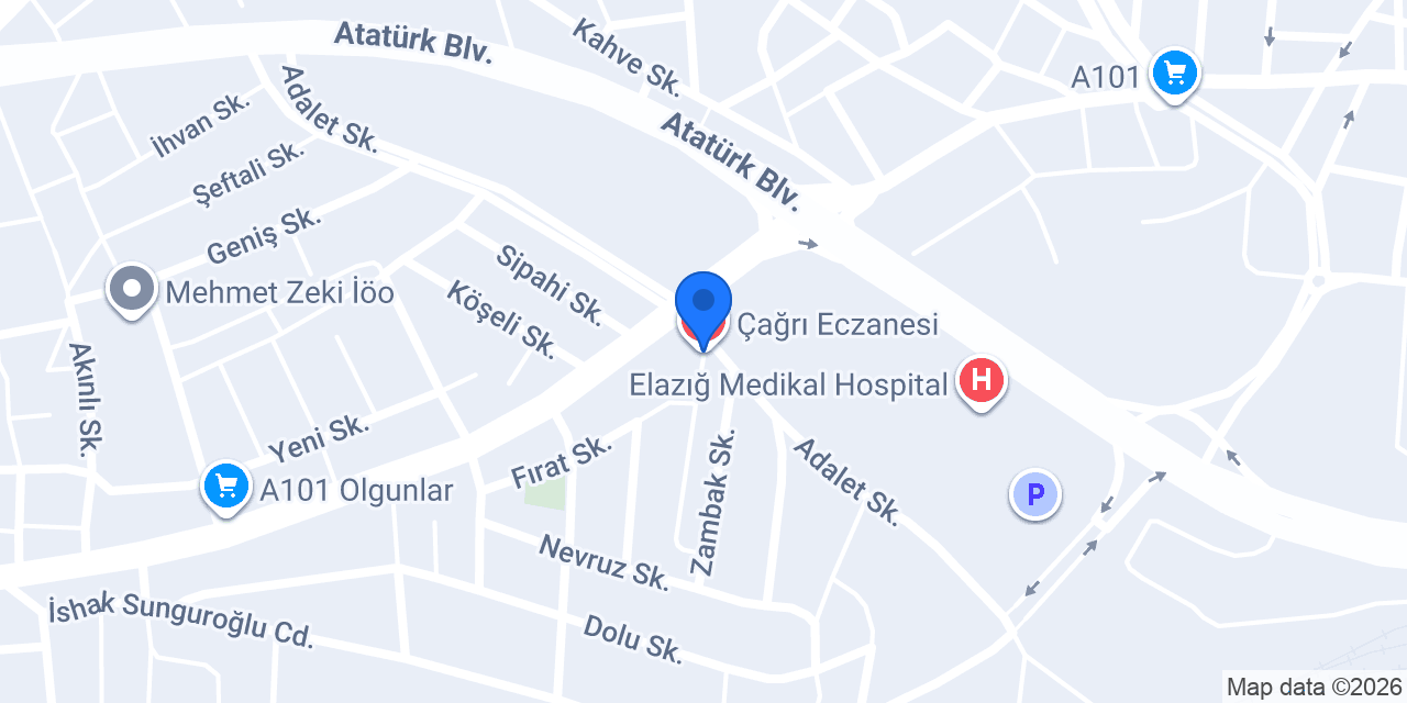 Çağrı Eczanesi konumu