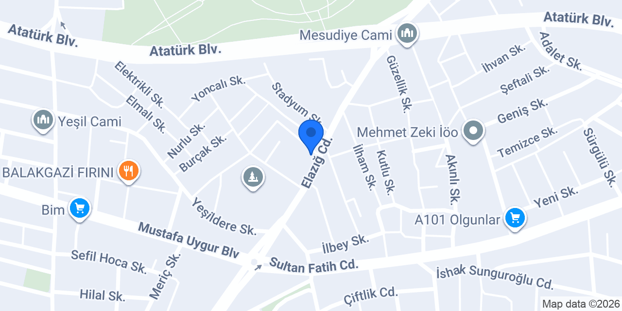 Altunbaş Eczanesi konumu