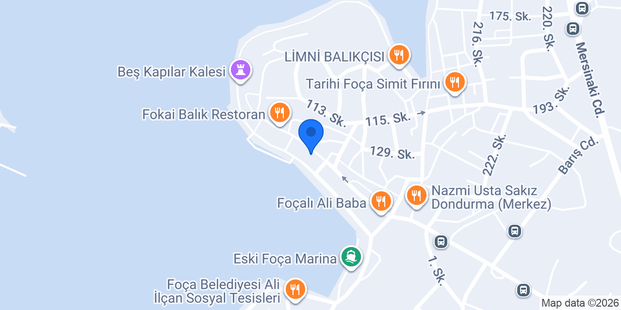 Foça Noterliği konumu