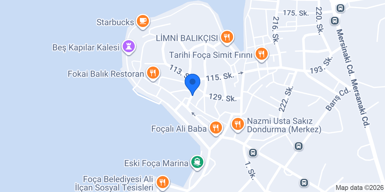FOÇA NOVA LUNA VETERİNER KLİNİĞİ konumu