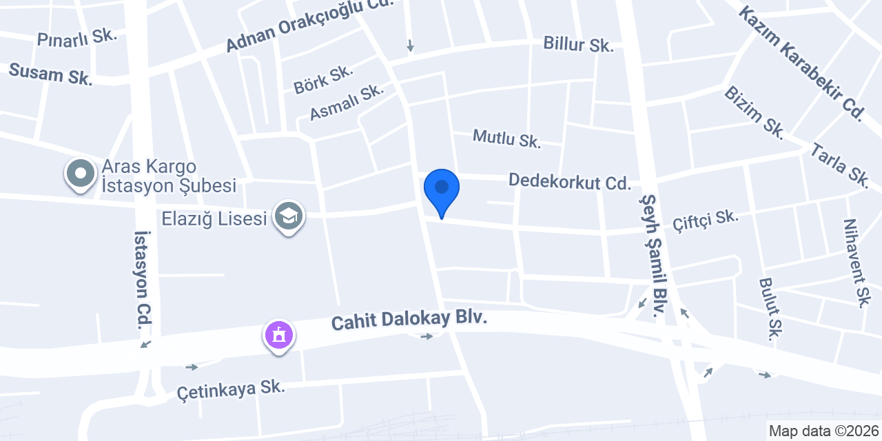 Bahçe Tarım konumu