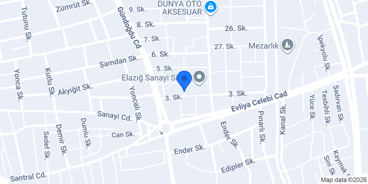 Elektrikçi Serkan Usta konumu