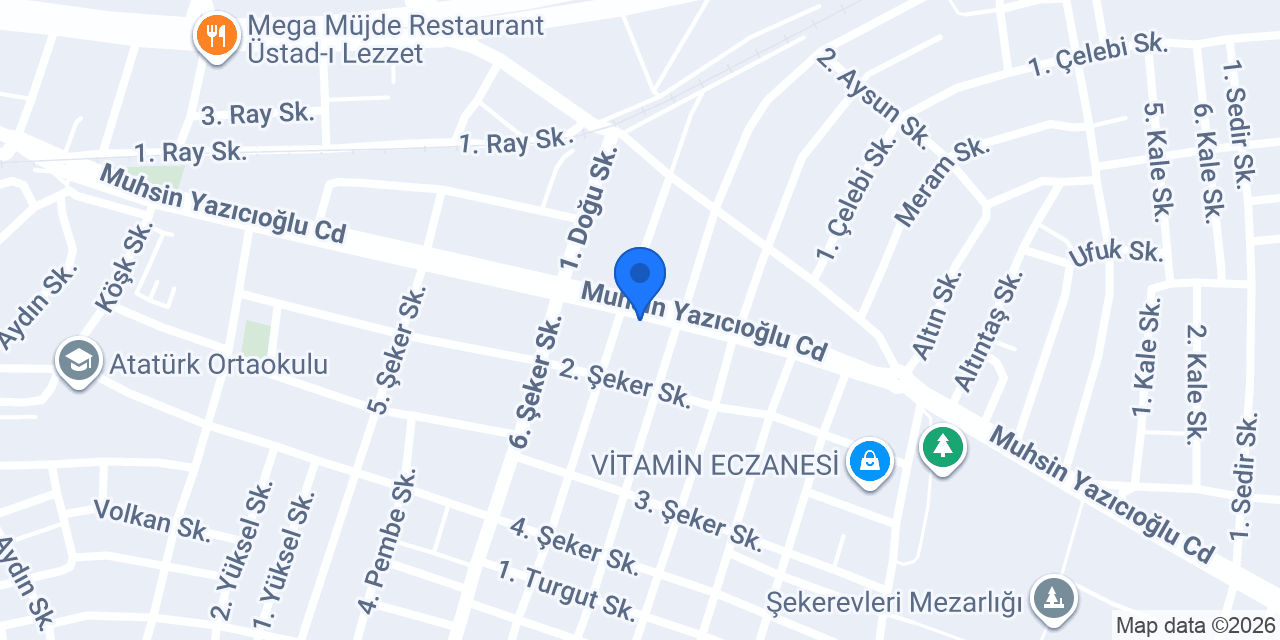 Demirayak Mobilya konumu