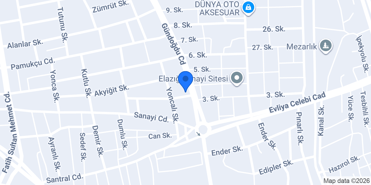 Emirhan Oto Aksesuar konumu