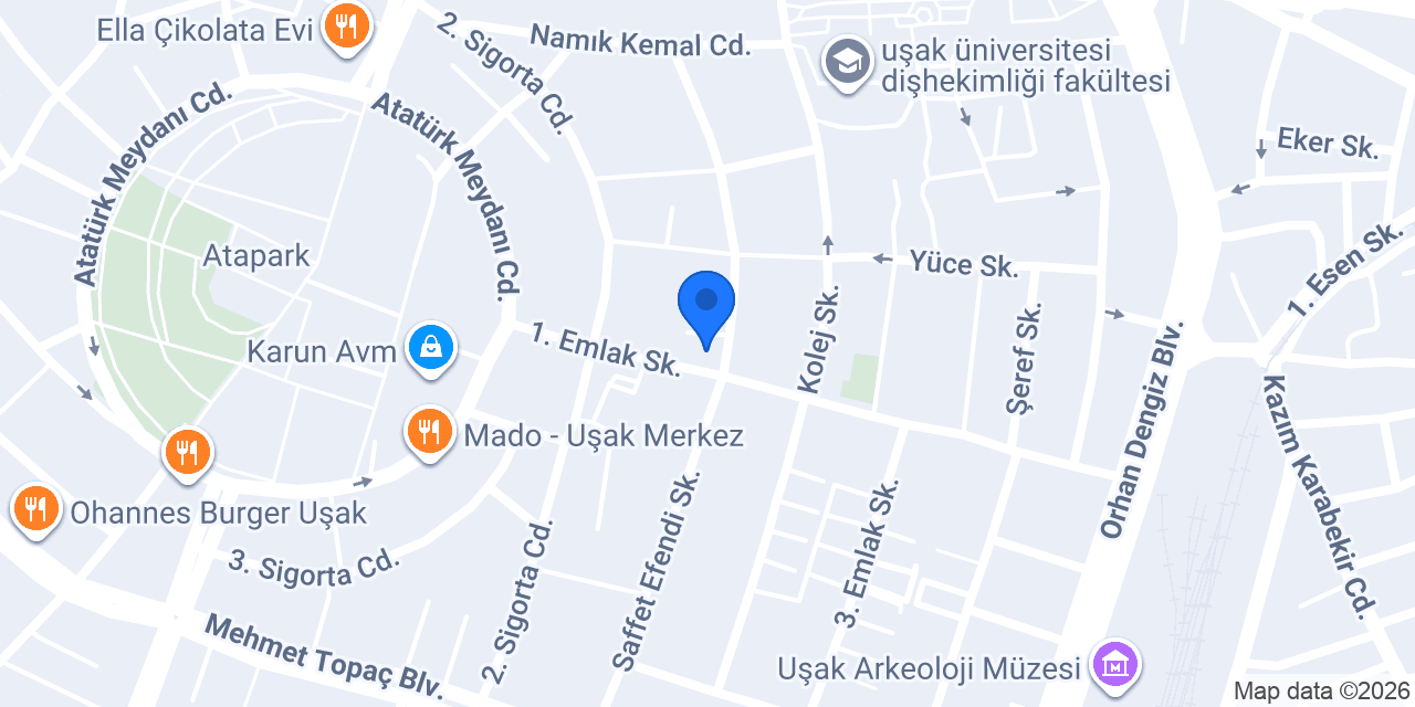 Ümit Erkek Kuaforu konumu