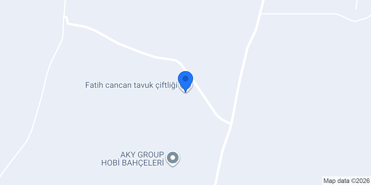 Fatih cancan tavuk çiftliği konumu