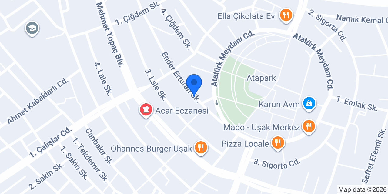 Diş Hekimi İlker Fehmi Karagöz konumu