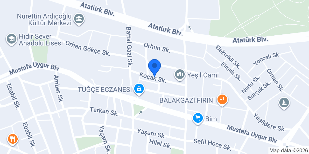 Osmanlı Terzihanesi konumu