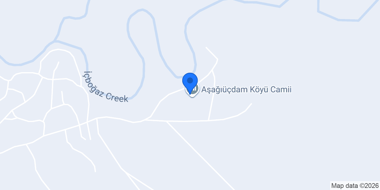 Aşağıüçdam Köyü Muhtarlığı konumu