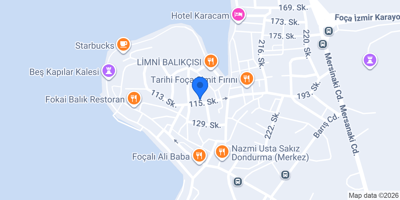 Foça Çakar Elektrik konumu