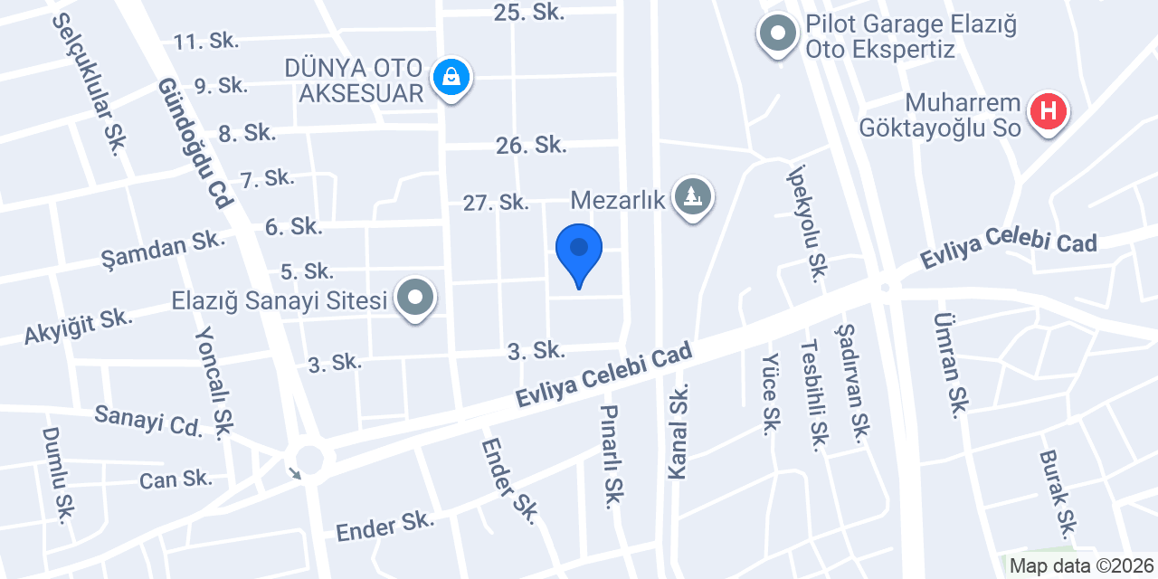 Volksvagen Özel Servis konumu