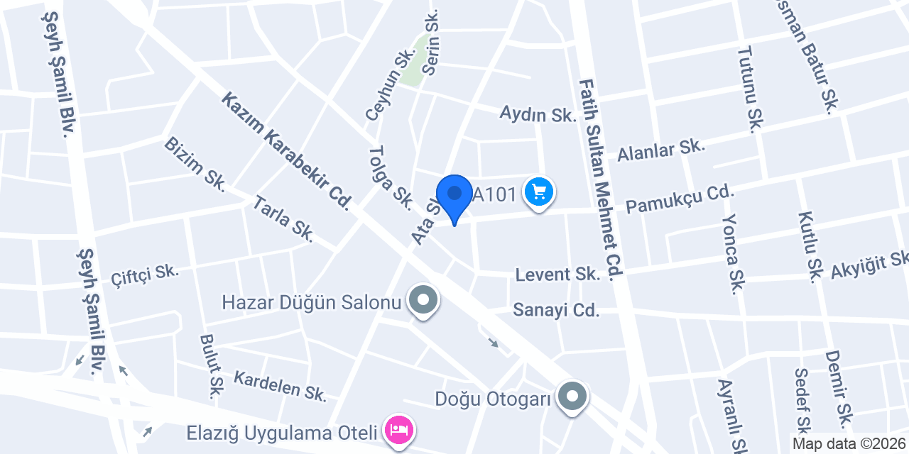 Elazız Tandır Ekmeği konumu
