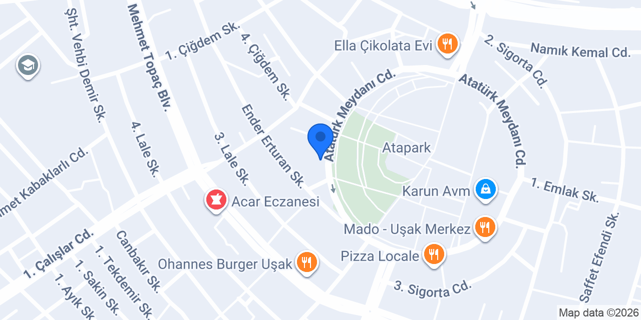 Hey DJ Uşak konumu