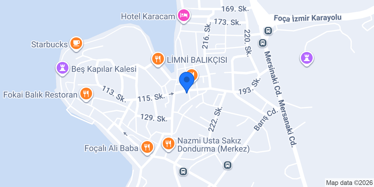 Foça Güzellik Atölyem konumu