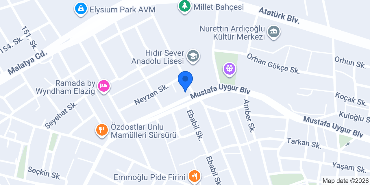 Deneyim Eğitim Kurumu konumu