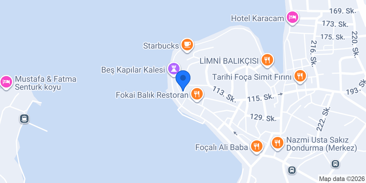 Bülbül Yuvası Butik Otel - Foça konumu