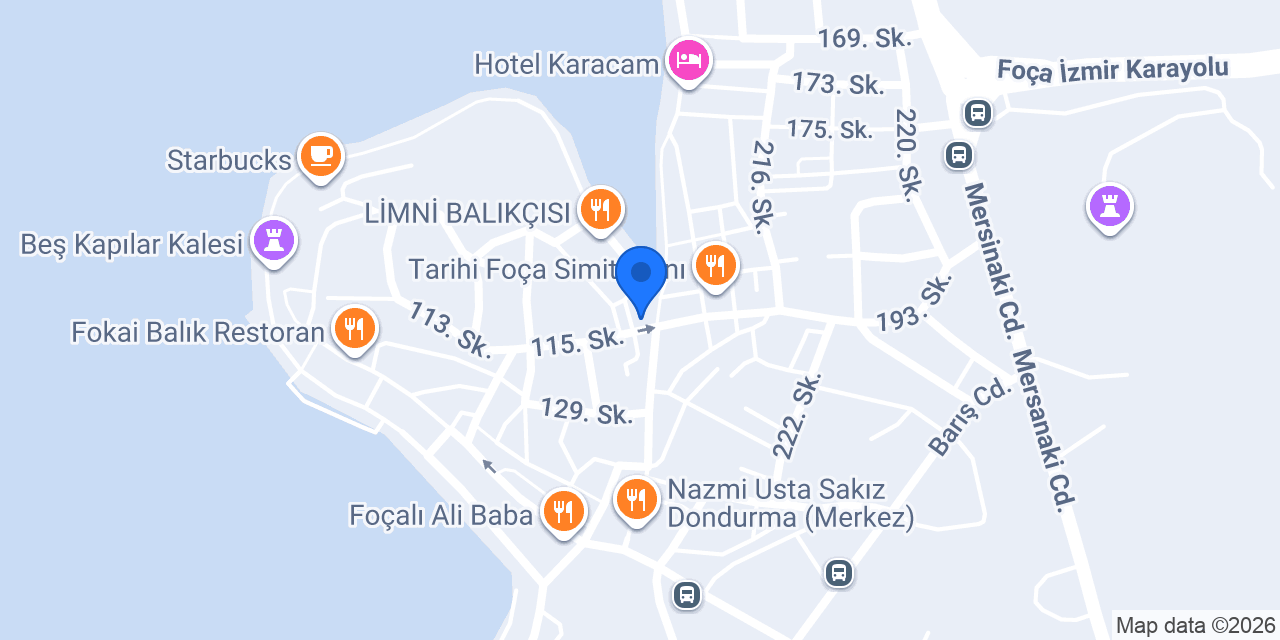 Foça Balık Ekmek Meydan konumu