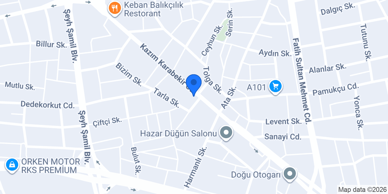 Hilal Kebap Salonu konumu