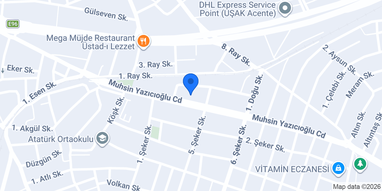 Bella Mobilya Uşak konumu