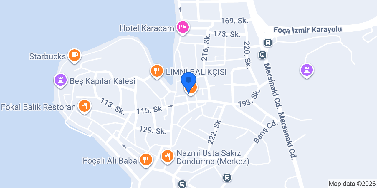 Martı Cafe konumu