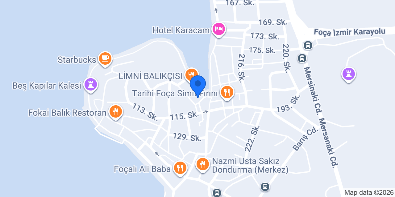 Foça Çapkını konumu