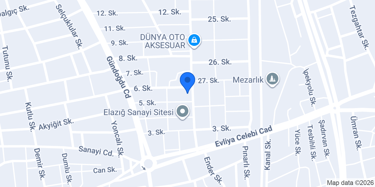 Ayvacıoğlu Otomotiv konumu