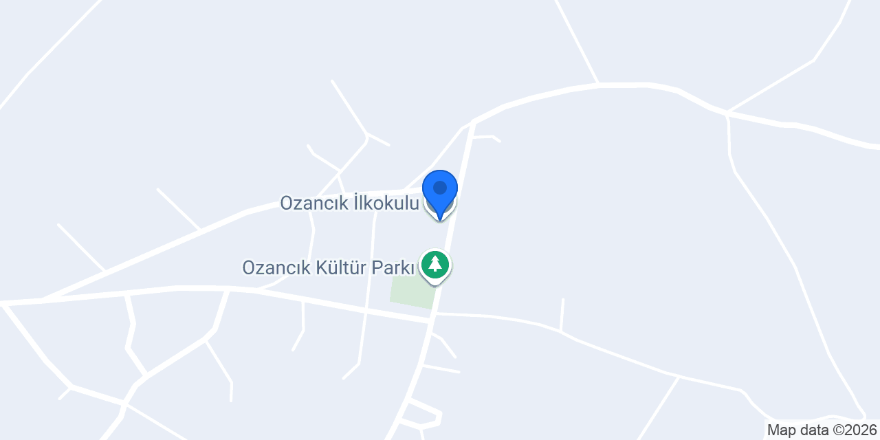 Ozancık İlkokulu konumu