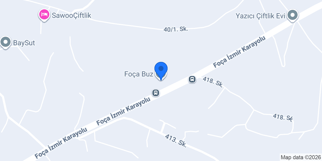 Foça Buz konumu