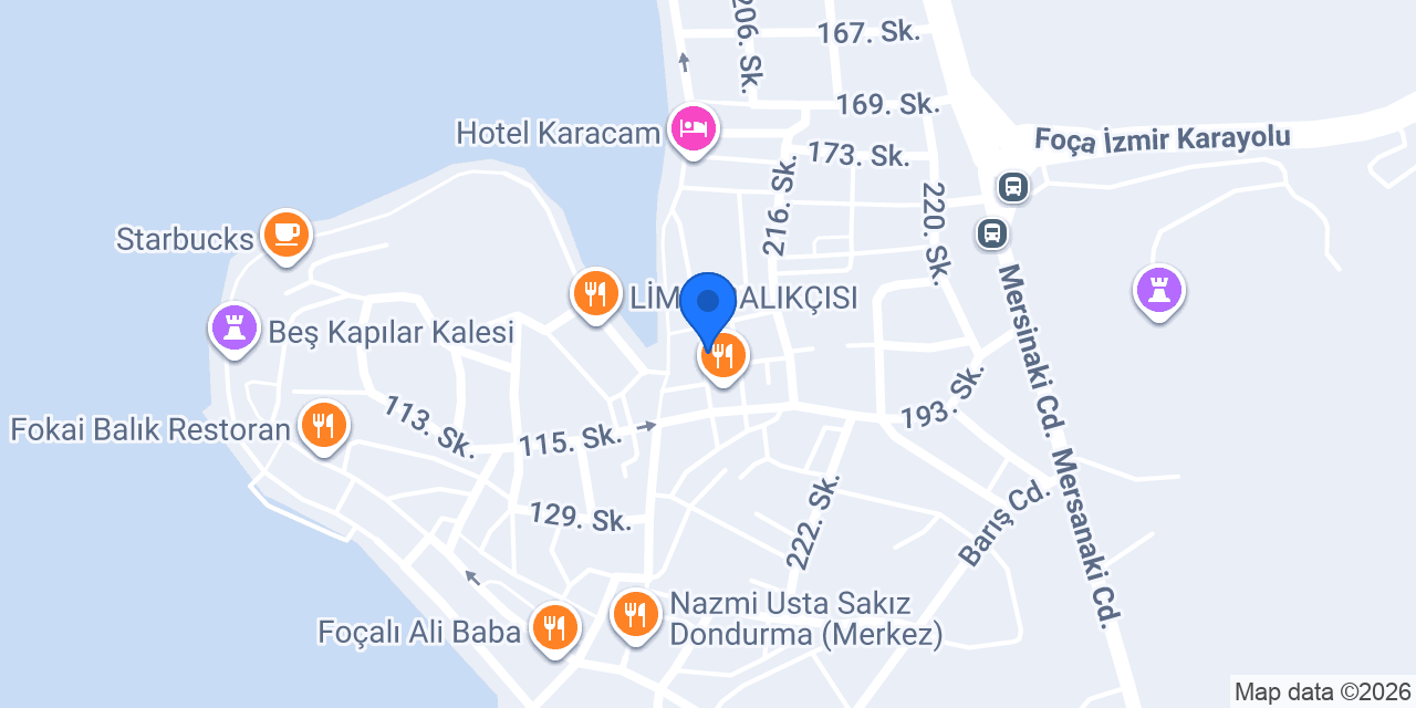 FOCA MERT EMLAK konumu
