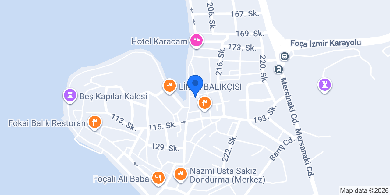EMRE OPTİK FOÇA konumu