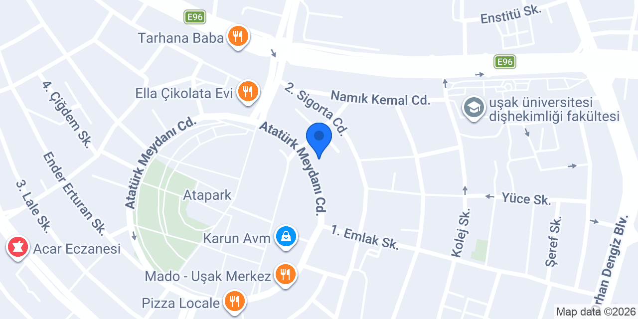 Klinik Psikolog Nurefşan Pehlivan konumu