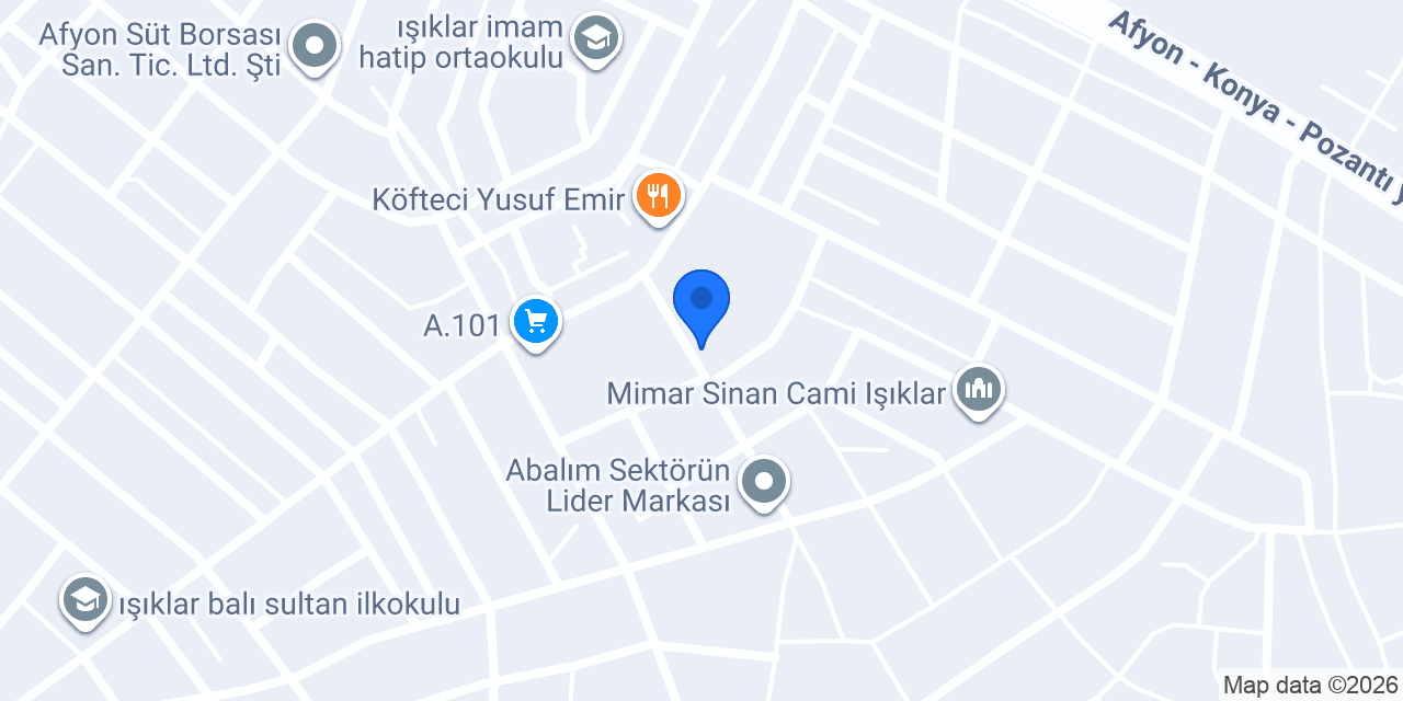 Bozdağ Veteriner Kliniği konumu