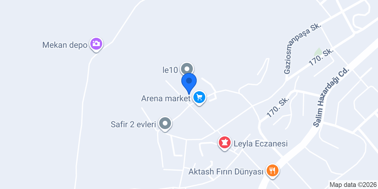 Adalet Konakları konumu