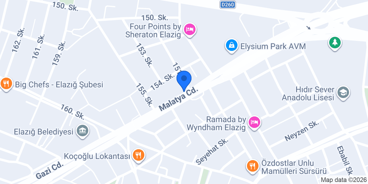 Şentürkler Elektrik konumu