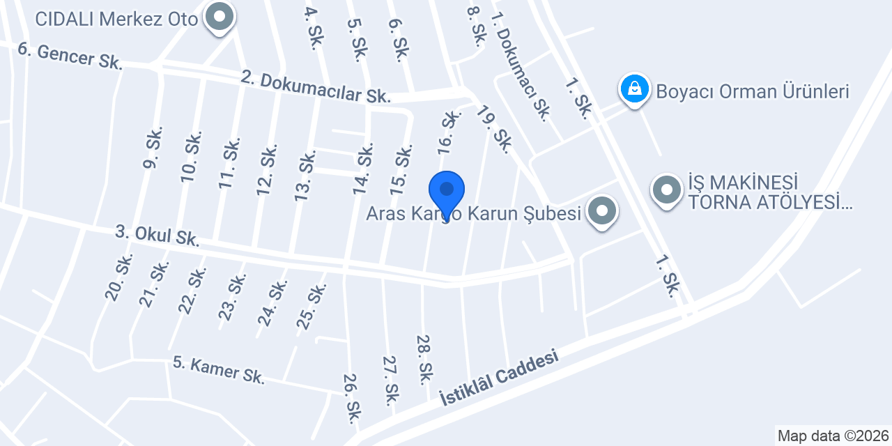 GMS Çelik Kapı konumu
