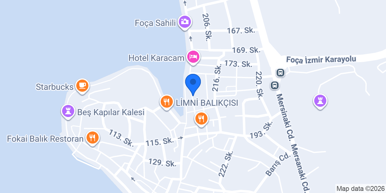 Foça Bitkisel Ürünler & Doğal Hediyelik konumu
