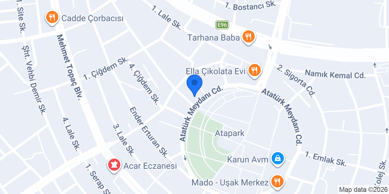 Dis Hekimi Deniz Çakın konumu