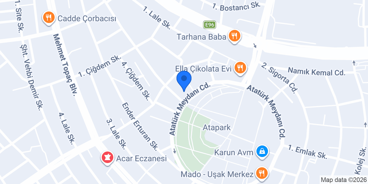Diş Hekimi Ali Coğuplugil konumu