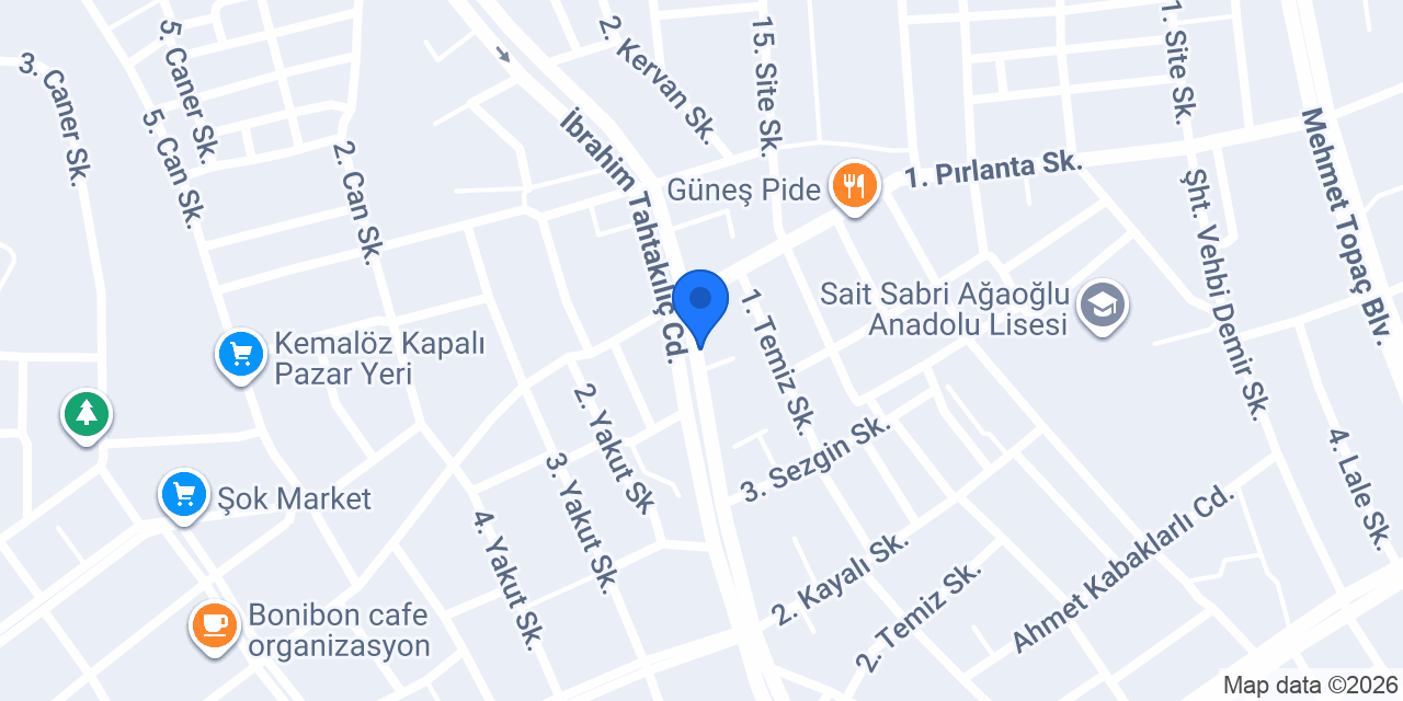 Oses Çiğ Köfte konumu