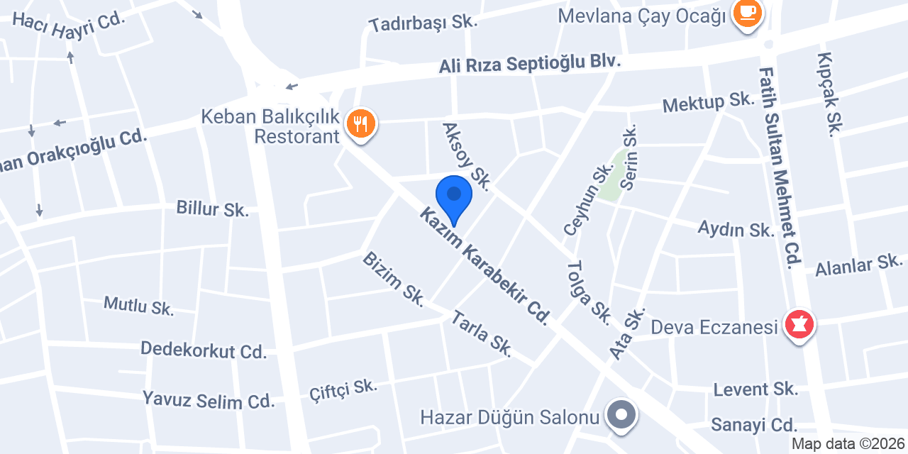 Kuru temizleme 23 konumu