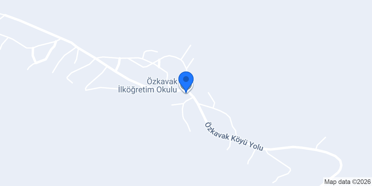 Özkavak İlköğretim Okulu konumu