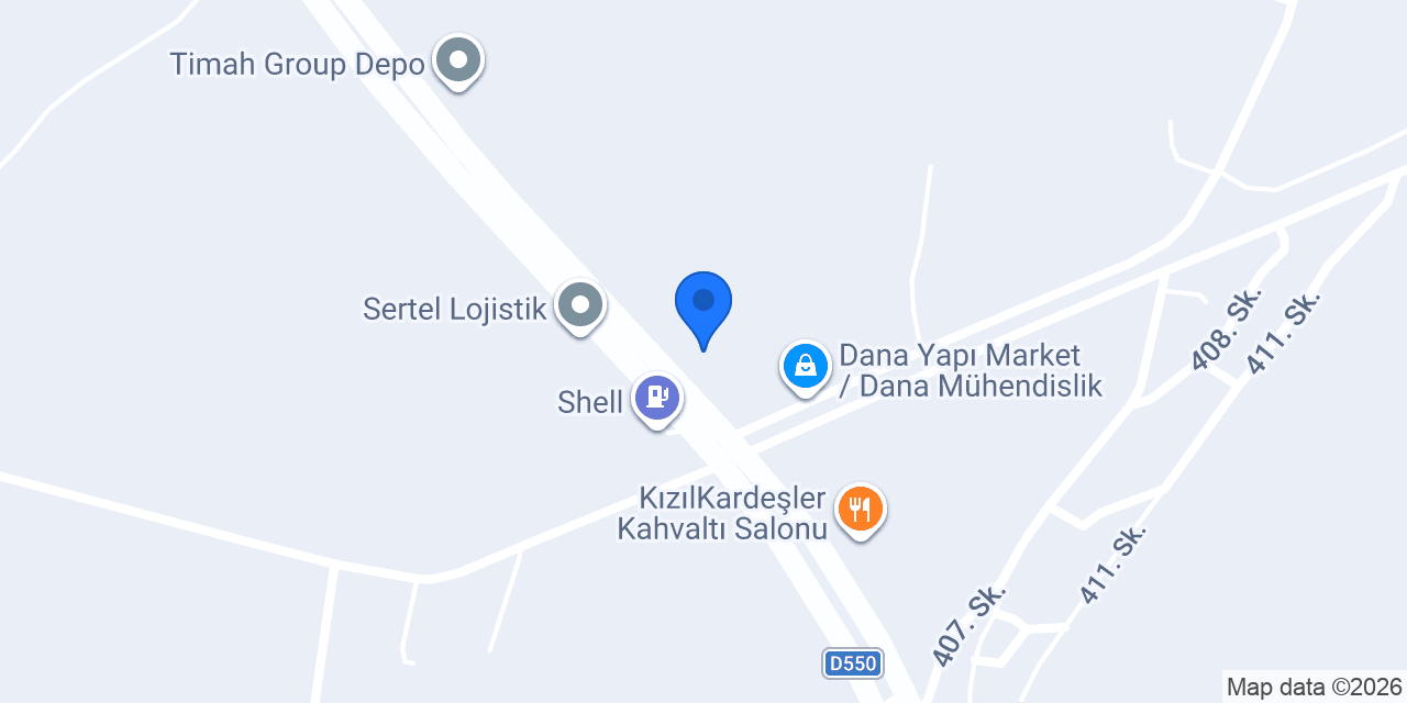 Sarar Demir Çelik konumu