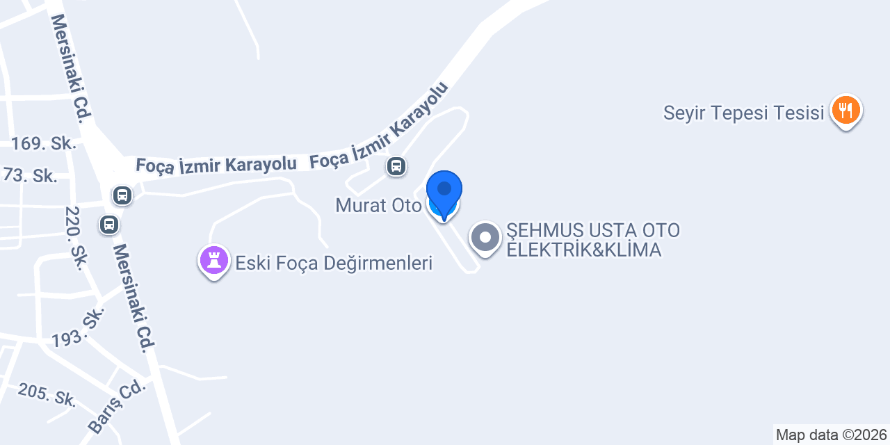 Murat Oto konumu