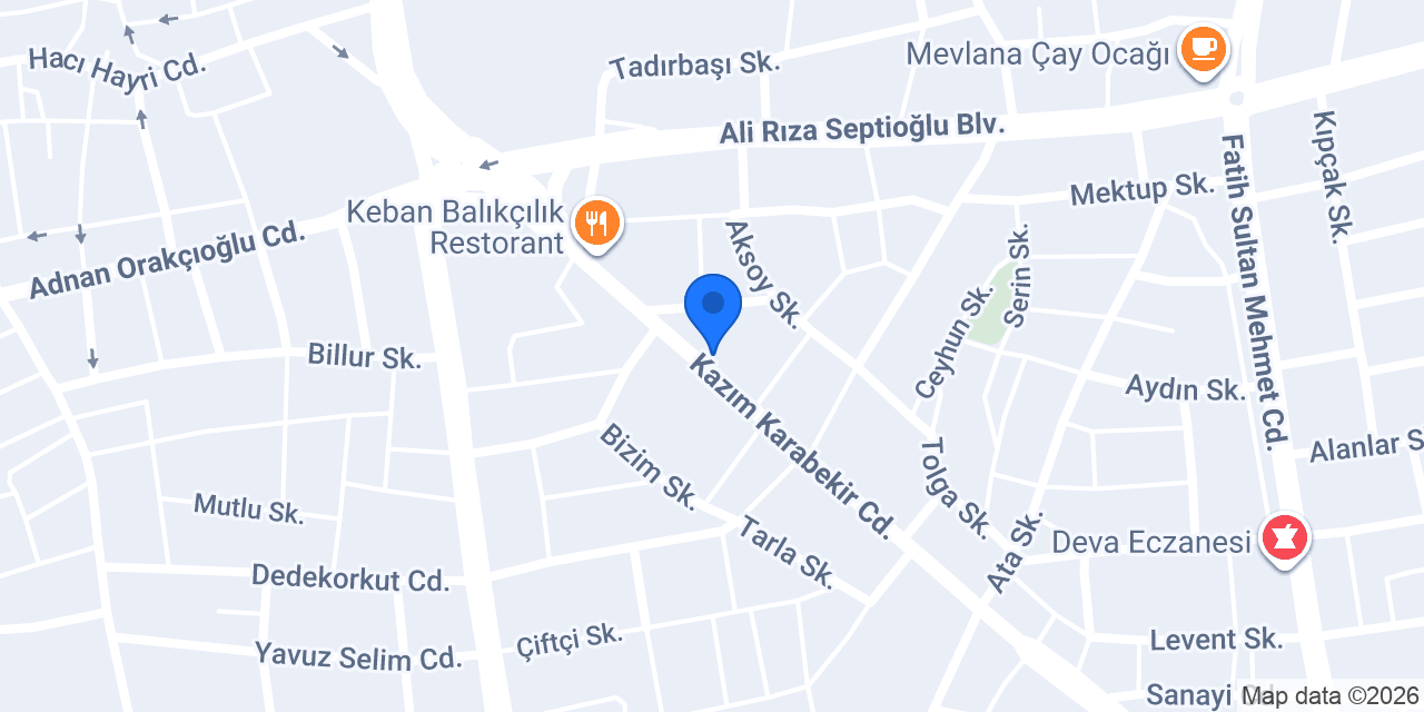 BAYRAM MÖBLE 1 konumu