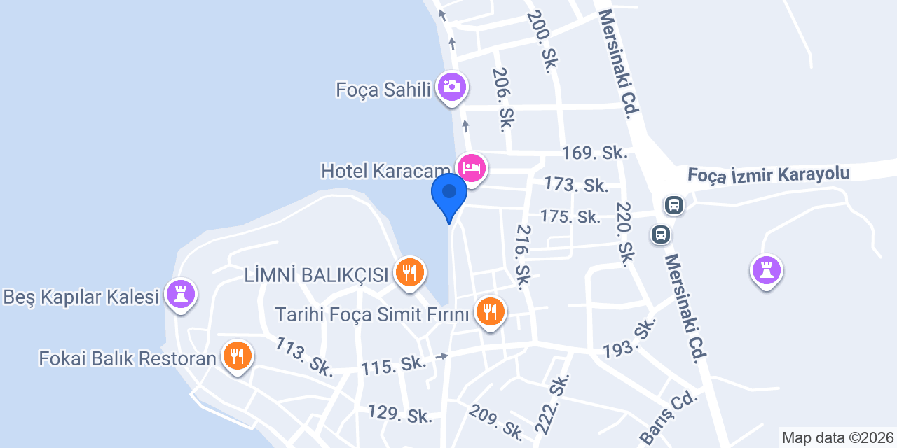 Merhaba Foça Tekne Turları konumu