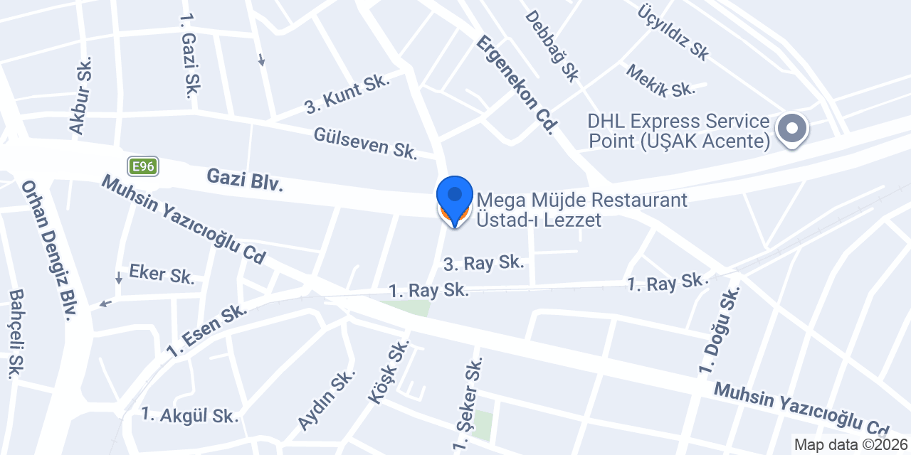 Mega Müjde Restaurant Üstad-ı Lezzet konumu
