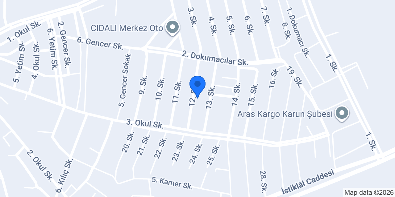 TÜRKMEN FORD ÖZEL SERVİSİ konumu
