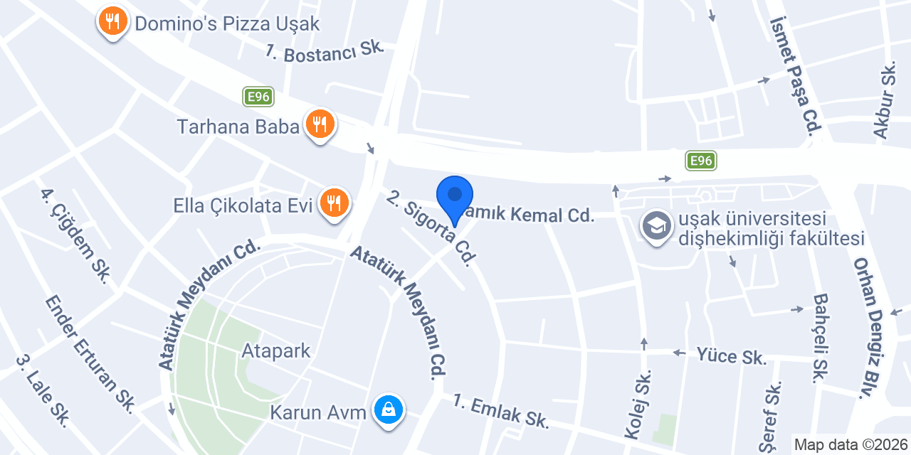 Msa Sağlıklı Yaşam Merkezi konumu
