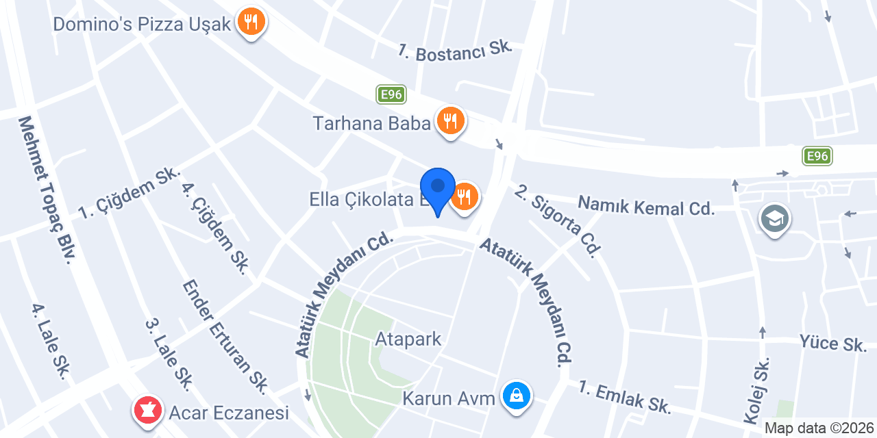 Coffy Uşak konumu