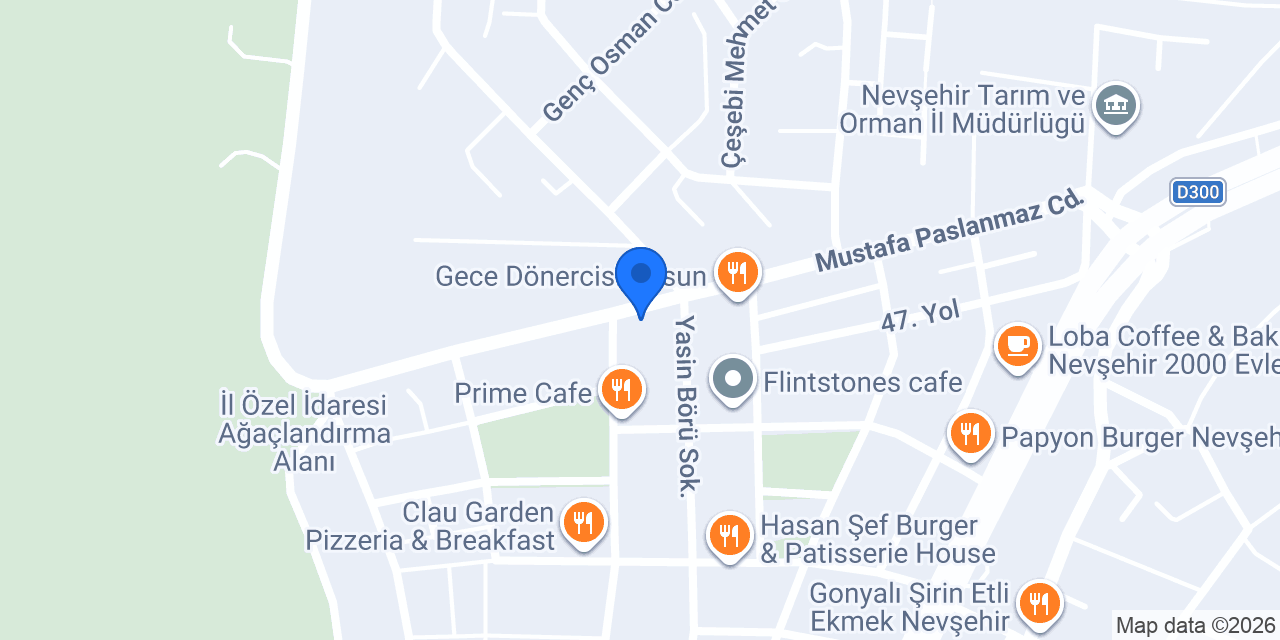 Protein Cafe Pastane konumu